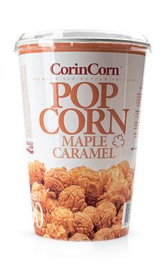 Попкорн CorinCorn Maple карамельный в кленовом сиропе 90 гр., стакан