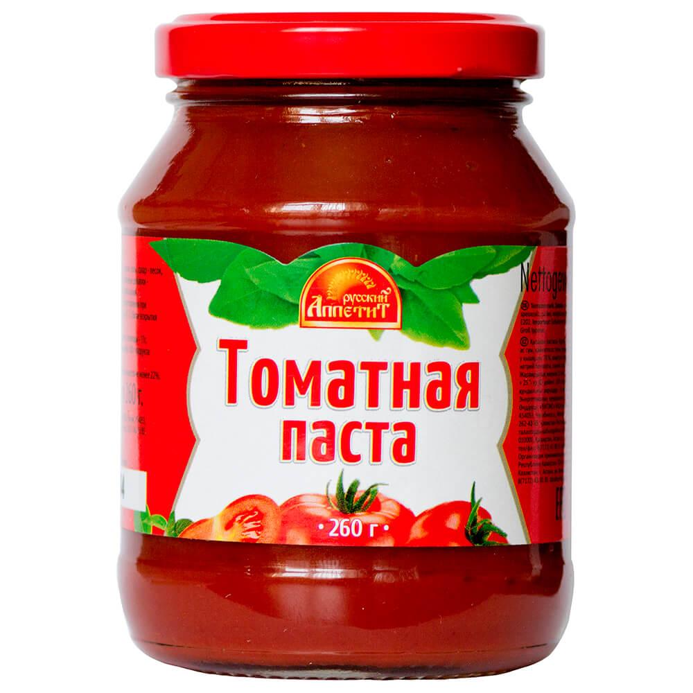 Томатная паста Русский аппетит 260 гр., стекло