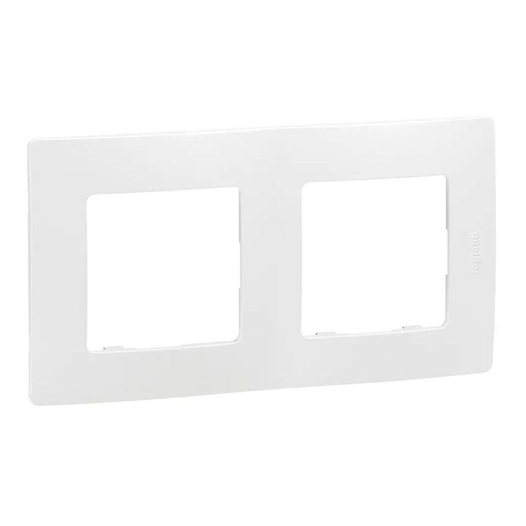 Рамка Legrand (672502) накладная 2шт ABS пластик белый