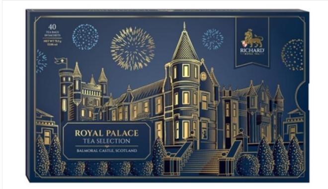 Чайный набор Richard Royal Palace Tea Selection ассорти 40 пакетиков 75,5 гр., картон