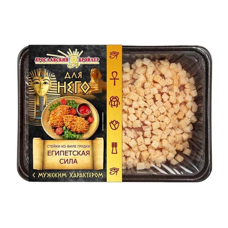 Стейки Ярославский бройлер из филе грудки египетская сила з/м 270 гр., лоток