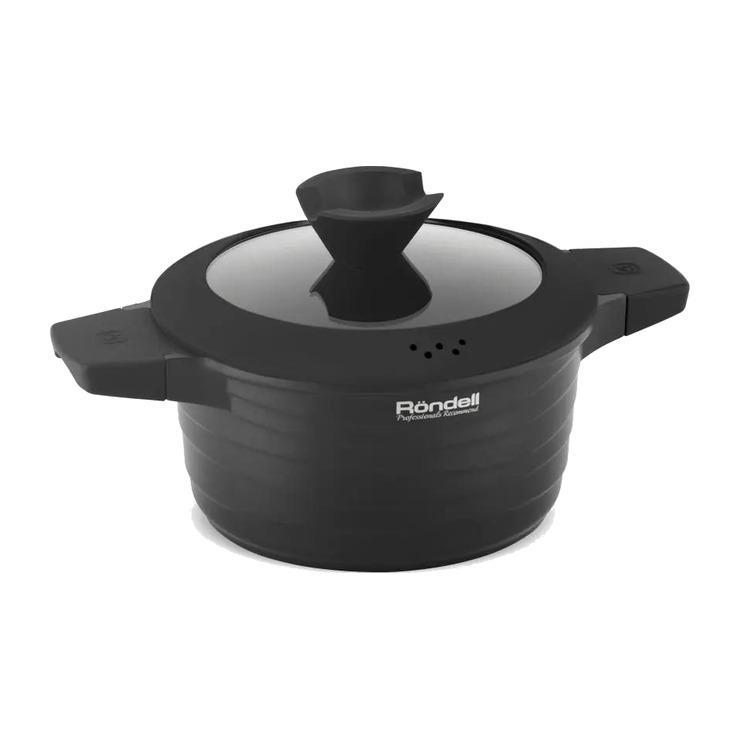 Кастрюля Rondell Walzer RDA-766, алюминиевая, с крышкой 4,7 л., картон