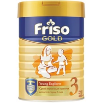 Смесь Friso Фрисолак Gold 3 от 1 до 3 лет 400 гр., ж/б