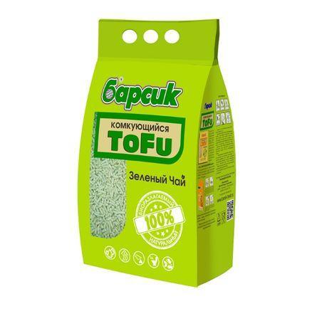 Наполнитель Барсик TOFU Зелёный Чай 4,5 л., пакет