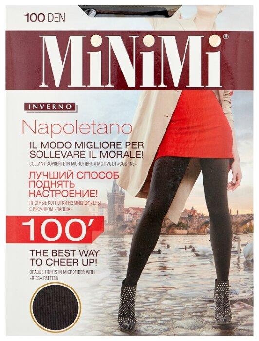 Колготки 100 den Nero 5XL, Minimi пластиковый пакет