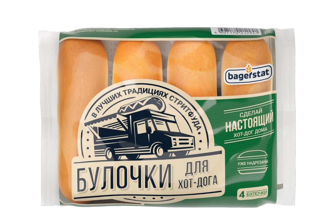 Булочка для хот-дога Bagerstat 240 гр., флоу-пак