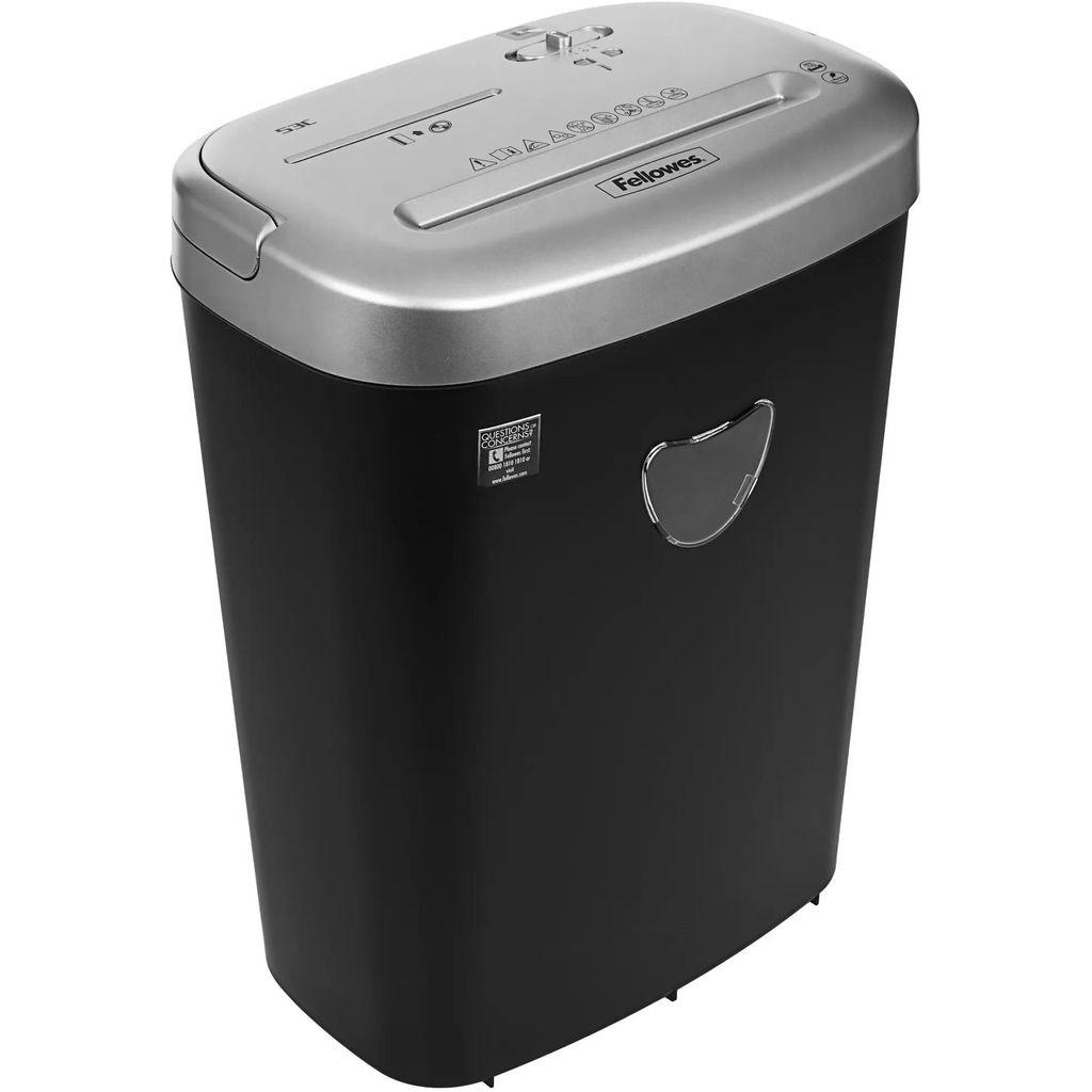 Уничтожитель бумаг Fellowes PowerShred 53С, P-4, 4х35 мм, 10 лист. одновременно, 23л [fs-46531]