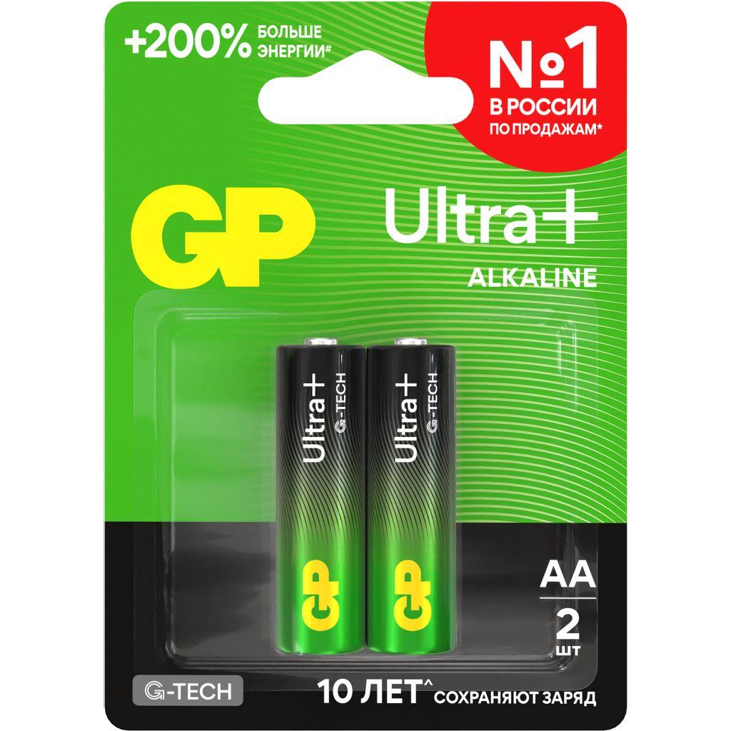 Батарейка AA GP Ultra Plus Alkaline 15AUPA21-2CRSBNN2, 2 шт.