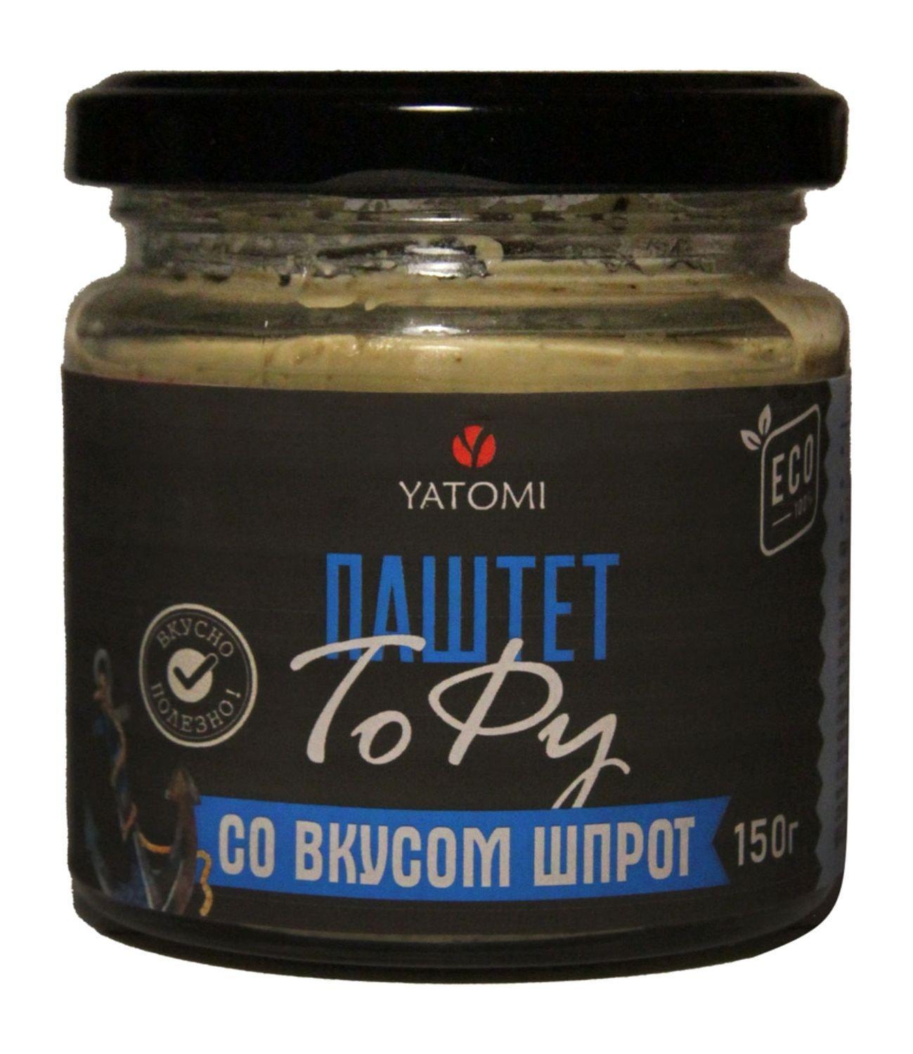 Паштет-тофу Yatomi со вкусом шпрот 150 гр., стекло