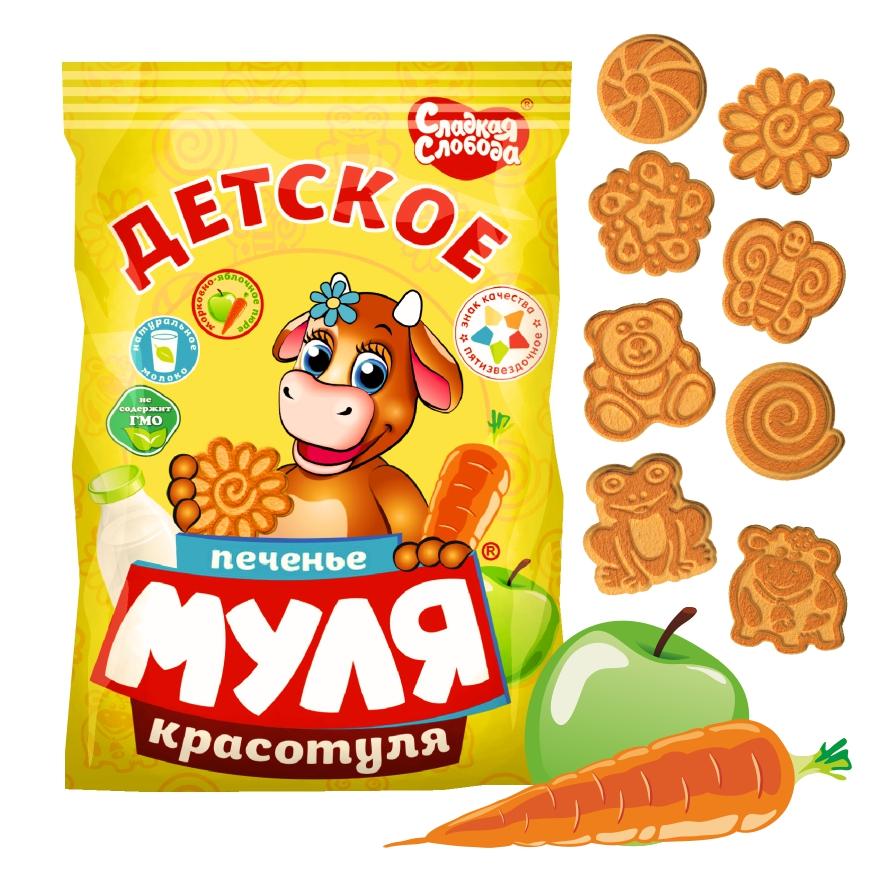 Печенье для детского питания Сладкая Слобода Муля Красотуля