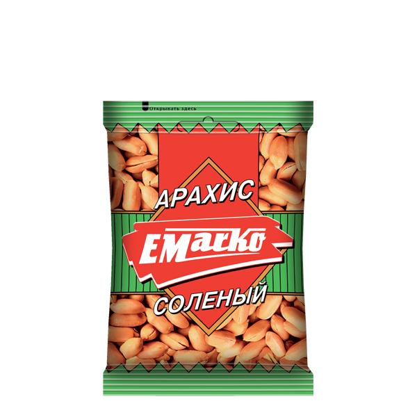 Арахис Emarko соленый 50 гр., флоу-пак
