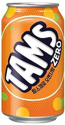 Напиток газированный Tams Zero апельсин 355 мл., ж/б