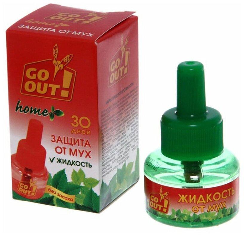 Жидкость для фумигатора GO OUT от мух дополнительный флакон, картон