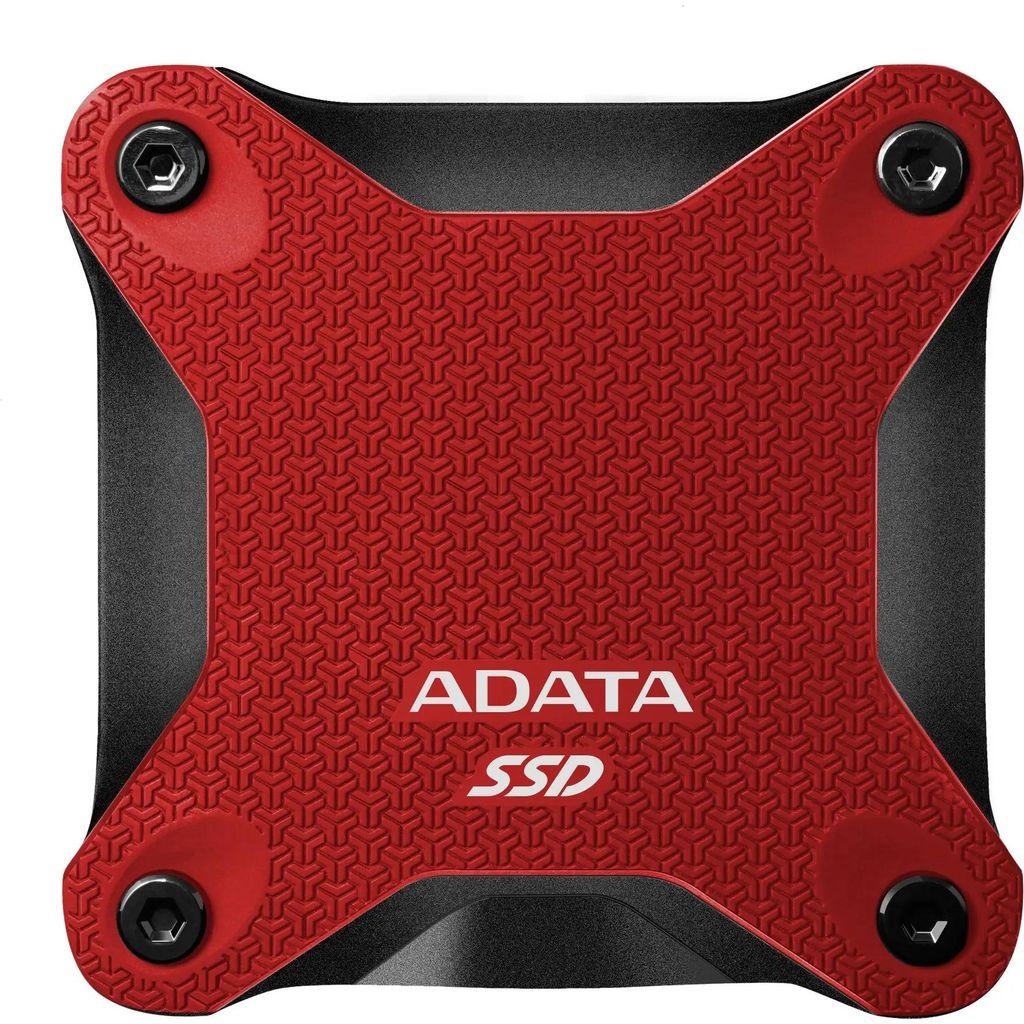 Внешний диск 1ТБ SSD A-Data SD620, USB 3.1, запись - 480МБ/с, чтение - 550МБ/с, красный [sd620-1tcrd]