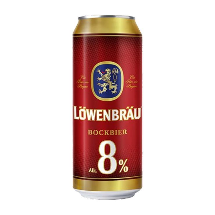 Пиво Löwenbräu светлое крепкое 8% 450 мл., ж/б