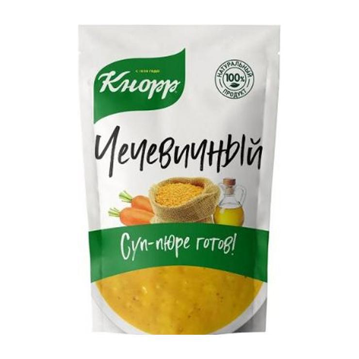 Суп-пюре Кнорр готовый чечевичный 250 гр., дой-пак