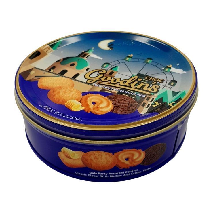 Печенье GODINN Butter Cookies ассорти сдобное 300 гр., ж/б