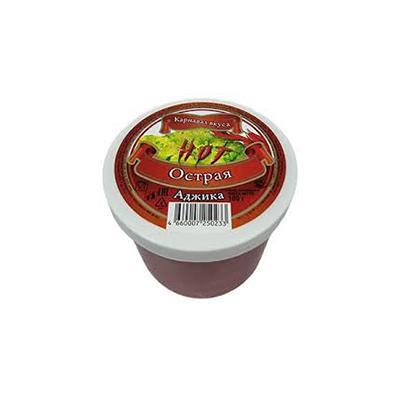 Аджика Карнавал вкуса острая 100 гр., пластиковая упаковка