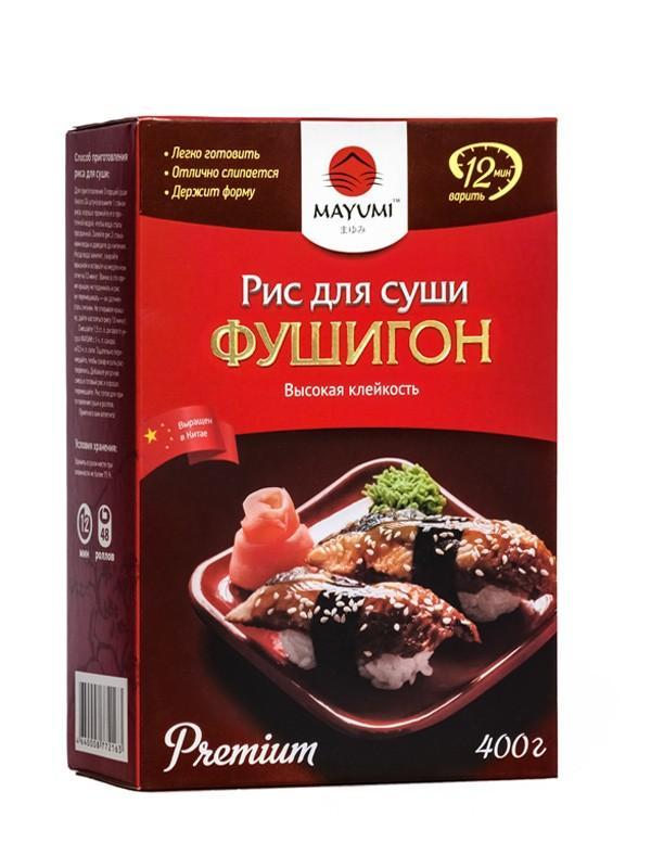 Рис для суши Фушигон, Mayumi, 400 гр., картон
