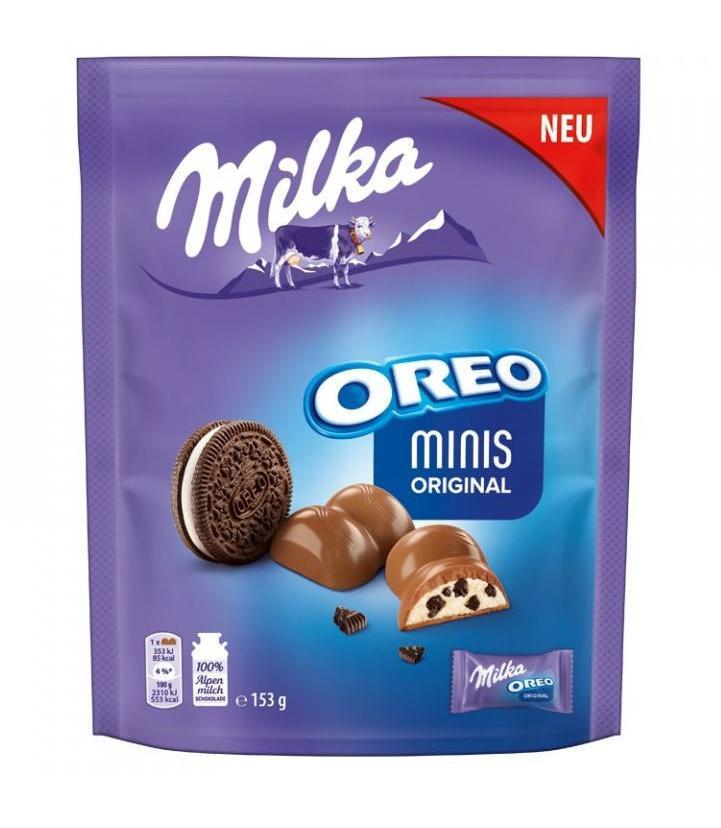 Конфеты Milka Oreo Minis Original 153 гр., дой-пак
