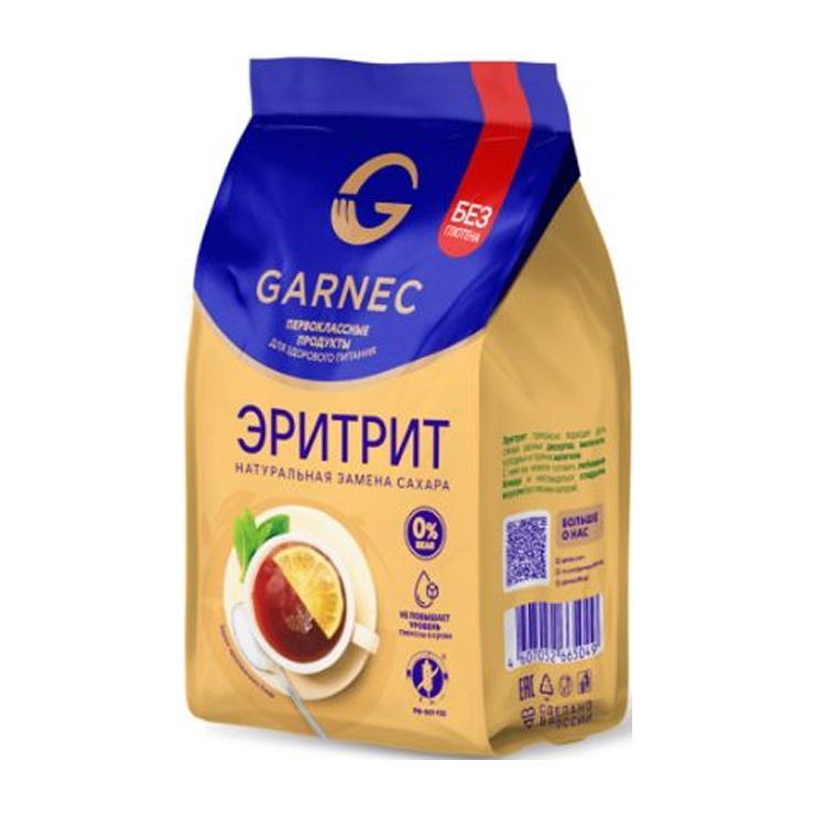 Подсластитель Garnec эритрит без глютена 200 гр., флоу-пак
