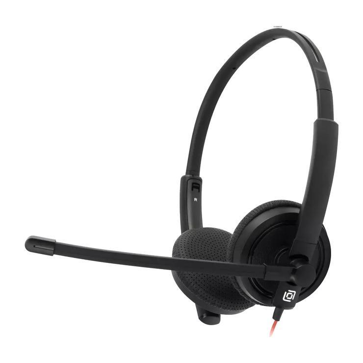 Гарнитура Oklick HS-L900, для компьютера/мобильных устройств, накладные, проводные, черный [1532022]