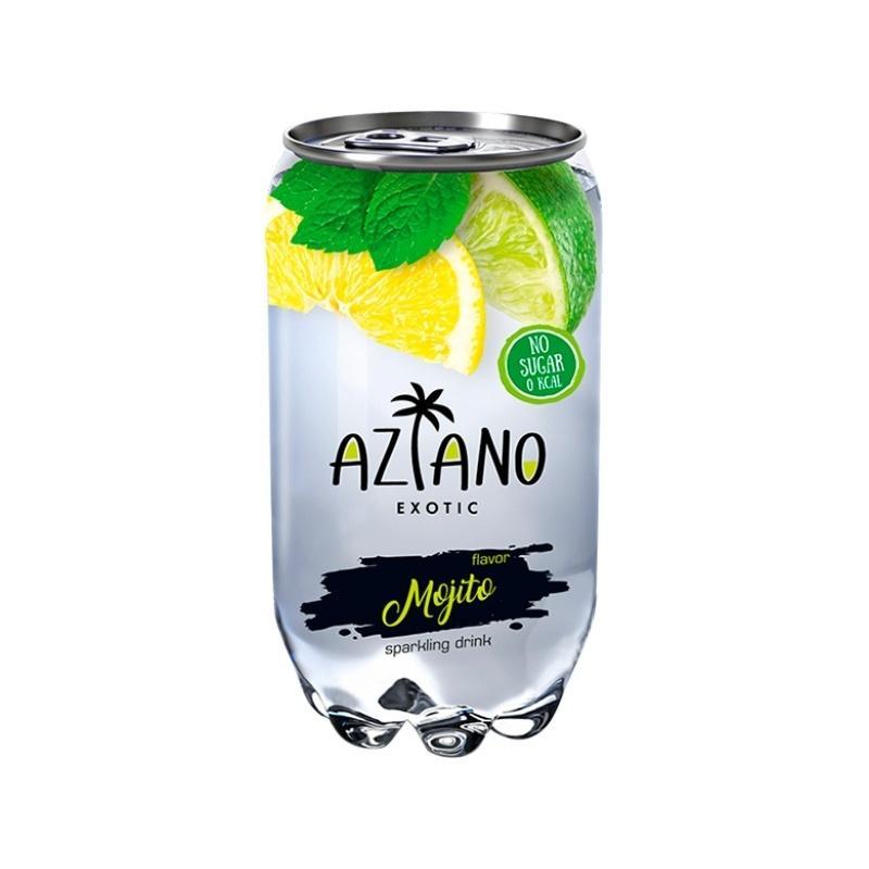Напиток газированный Aziano мохито Китай 350 мл., ПЭТ