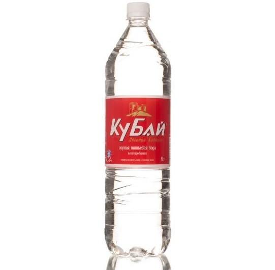 Вода негазированная Кубай горная 1.5 л., ПЭТ