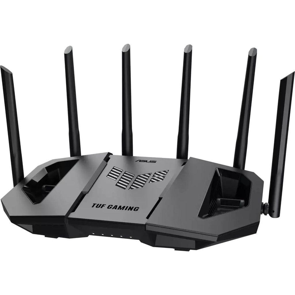 Wi-Fi роутер ASUS TUF-BE9400, Wi-Fi 7, BE9400, 2.4/5/6ГГц, 3 LAN, черный