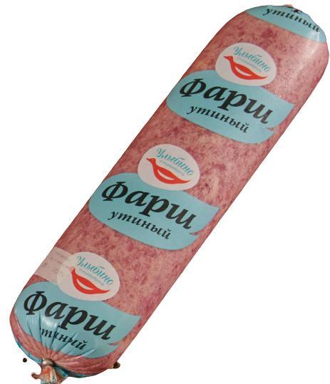 Фарш Улыбино утиный з/м 900 гр., лоток