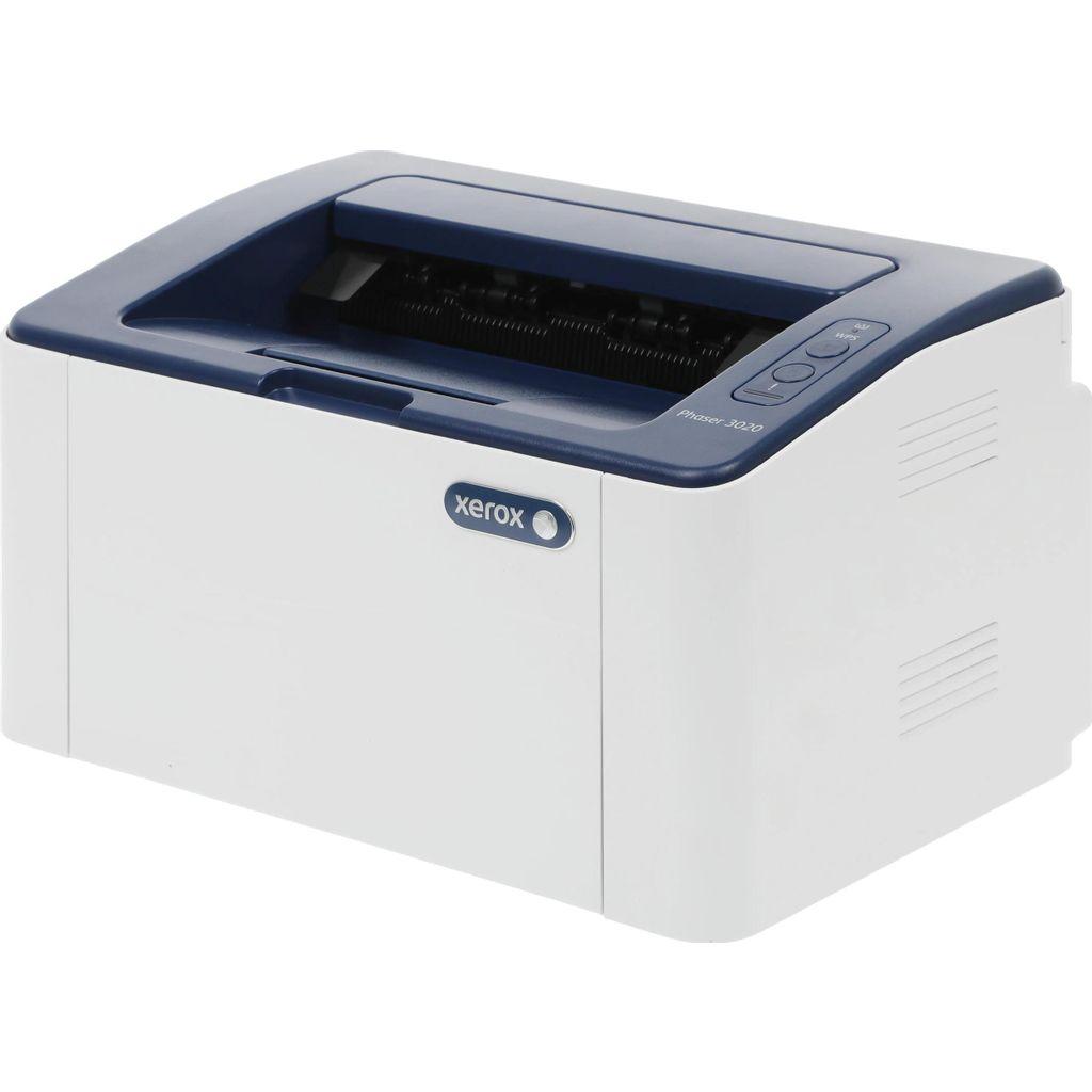 Принтер лазерный Xerox Phaser 3020v_bi черно-белая печать, A4, белый