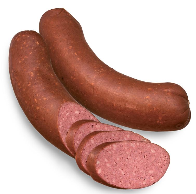 Колбаса полукопченая Ихляс мясокомбинат конская особая халяль 1 кг., в/у