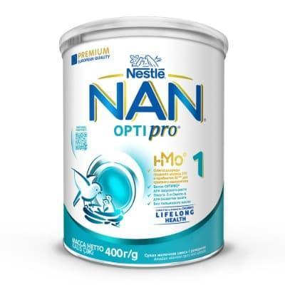 Смесь Nestle NAN молочная сухая 1 Оптипро 400 гр., ж/б
