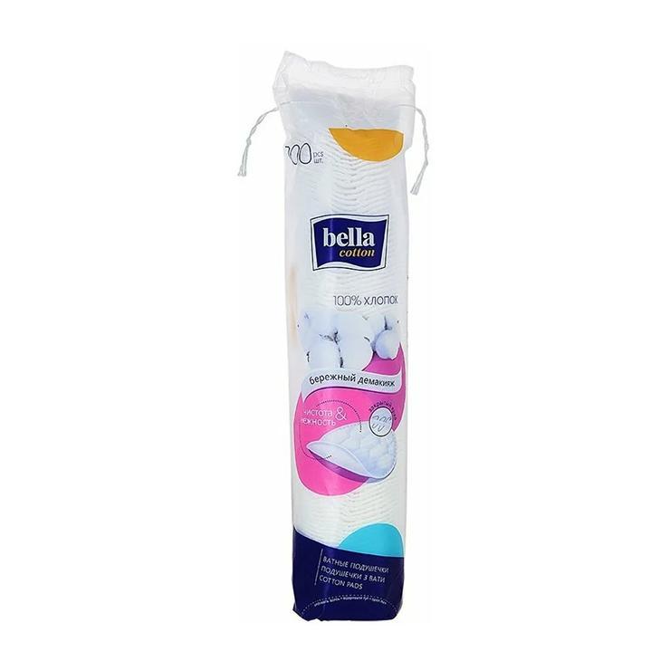 Ватные диски Bella cotton 100 шт., флоу-пак