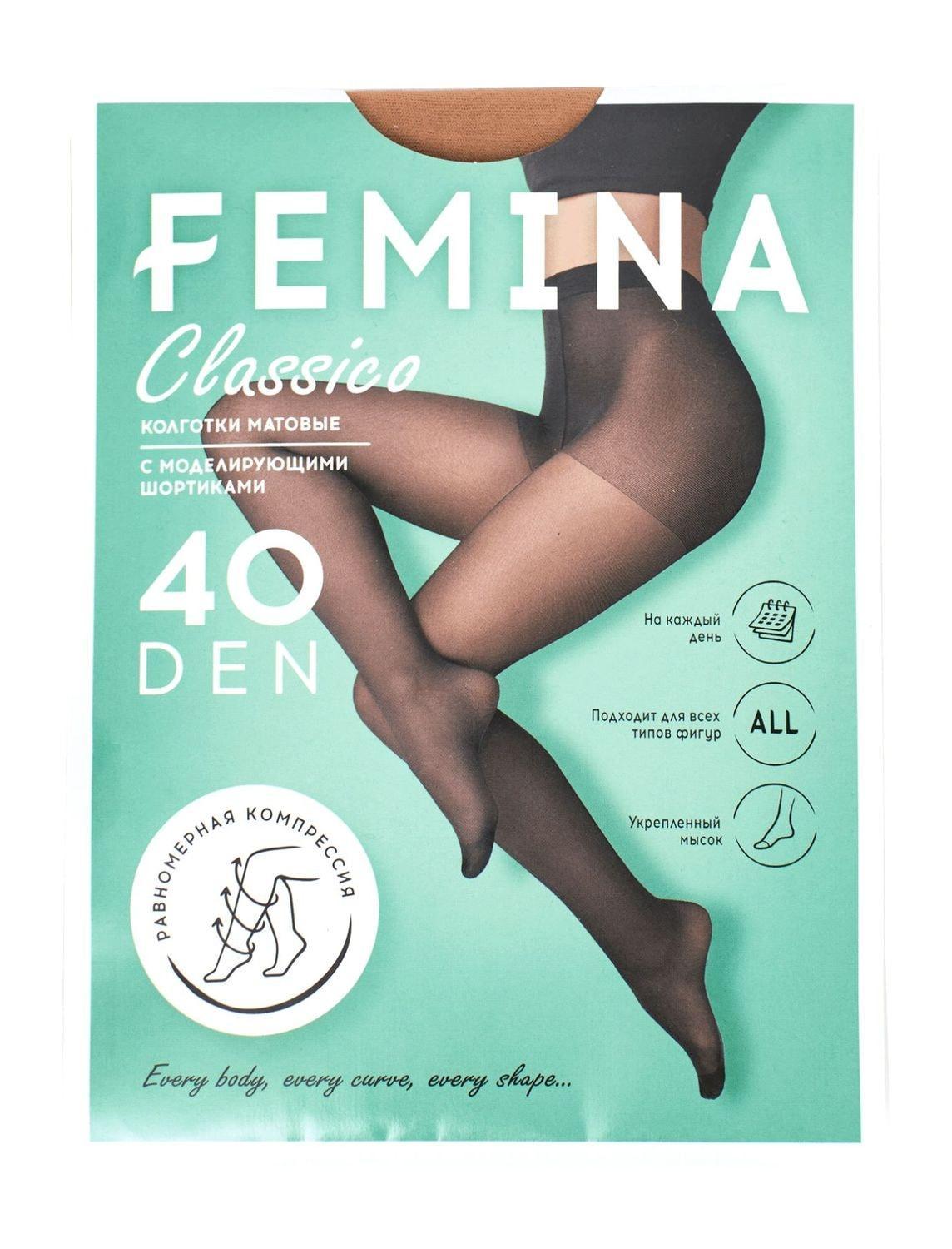 Колготки Femina Classico 40 den 3, обертка
