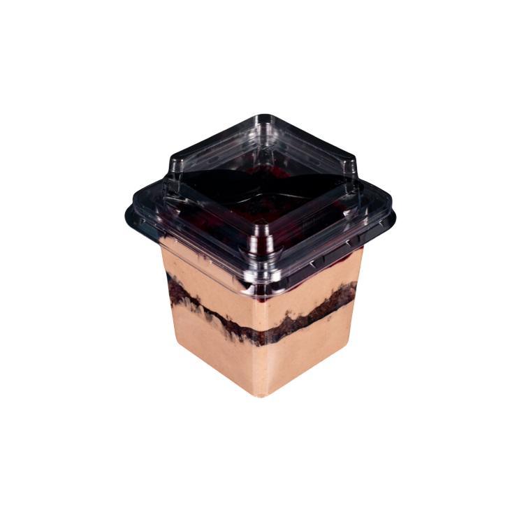 Десерт ALLURE chocoberry с черной смородиной 135 гр., пластик