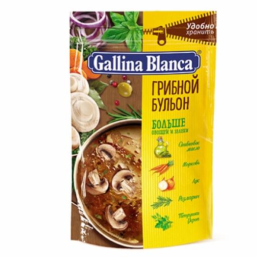 Бульон рассыпчатый грибной, Gallina Blanca, 90 гр, дой-пак
