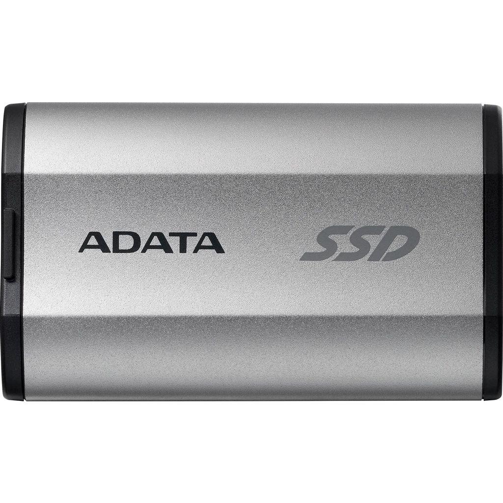 Внешний диск 2ТБ SSD A-Data SD810, USB-C, запись - 2000МБ/с, чтение - 2000МБ/с, серый [sd810-2000g-csg]