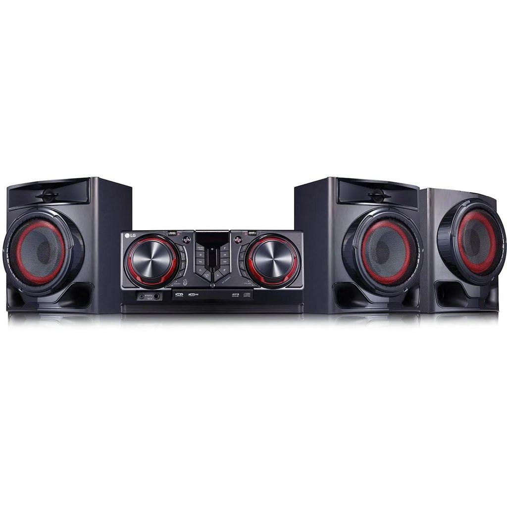 Музыкальный центр LG XBoom CJ45, 720Вт, с караоке, Bluetooth, FM, USB, черный
