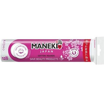 Диски ватные гигиенические Maneki 120 шт., пакет