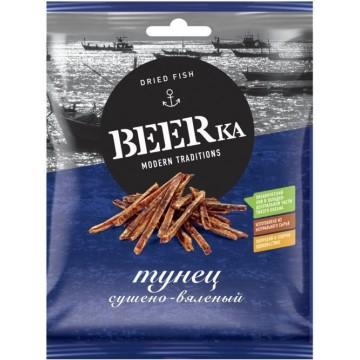 Большеглазый тунец филе соломка BEERka, 70 гр., флоу-пак