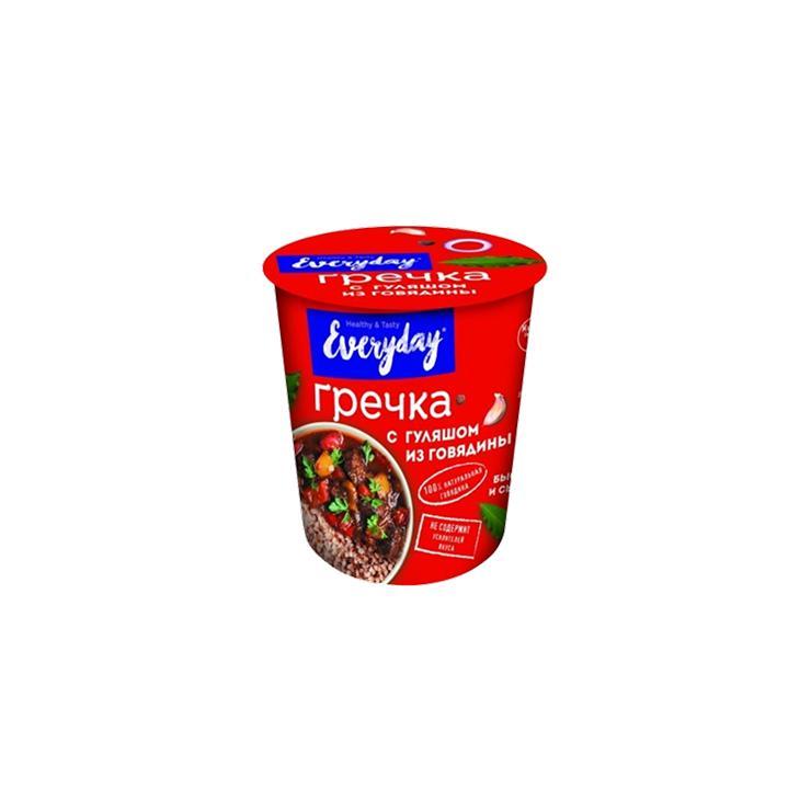 Греча Everyday гуляш говядина 75 гр., картон
