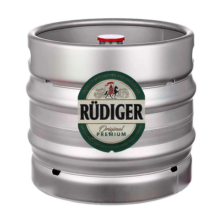 Пиво RUDIGER Original Premium светлое пастеризованное 4,8% 30 л., кег