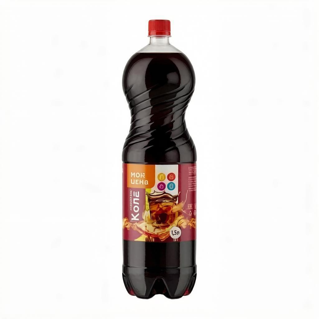 Напиток сильногазированный Моя Цена кола 1,5 л., ПЭТ