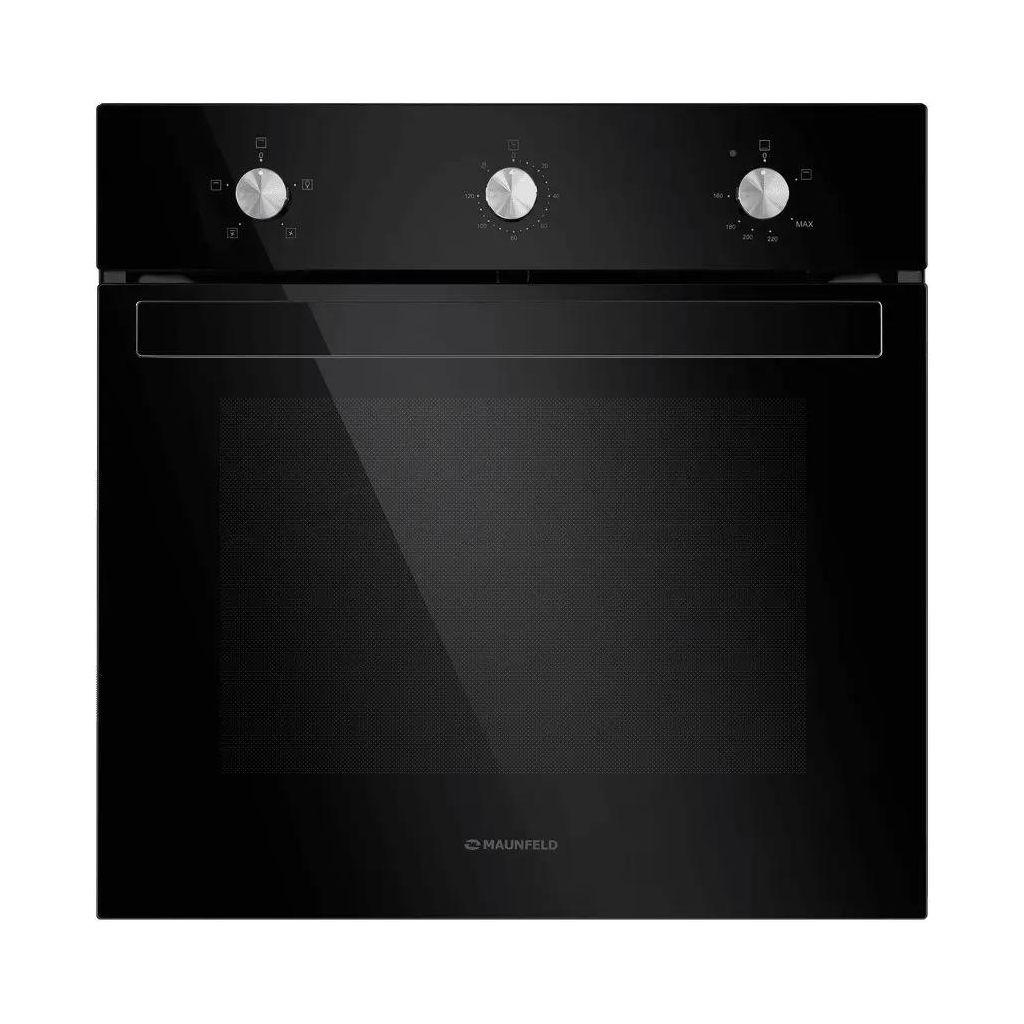 Духовой шкаф газовый Maunfeld EOGC604BSlim, 60л, черный