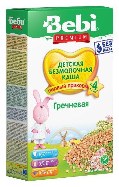 Каша Bebi Premium Гречневая безмолочная с 4 месяцев