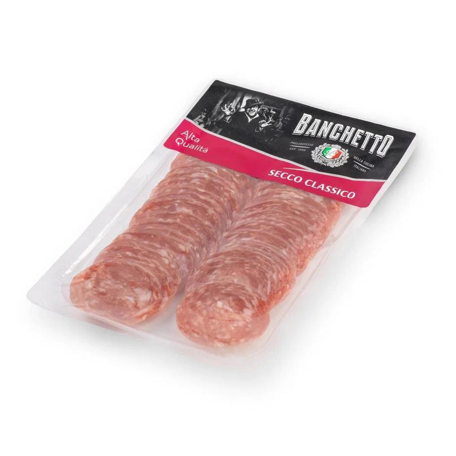 Колбаса сыровяленая Banchetto заповедные продукты классик нарезка 70 гр., в/у