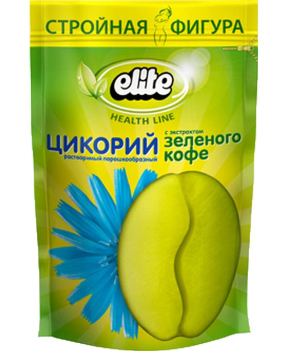 Цикорий Elite с экстрактом зеленого кофе растворимый