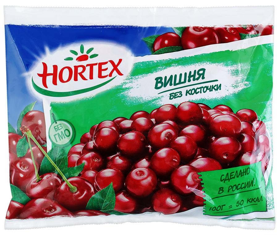 Вишня Hortex без косточки, быстрозамороженная, 300 гр., флоу-пак