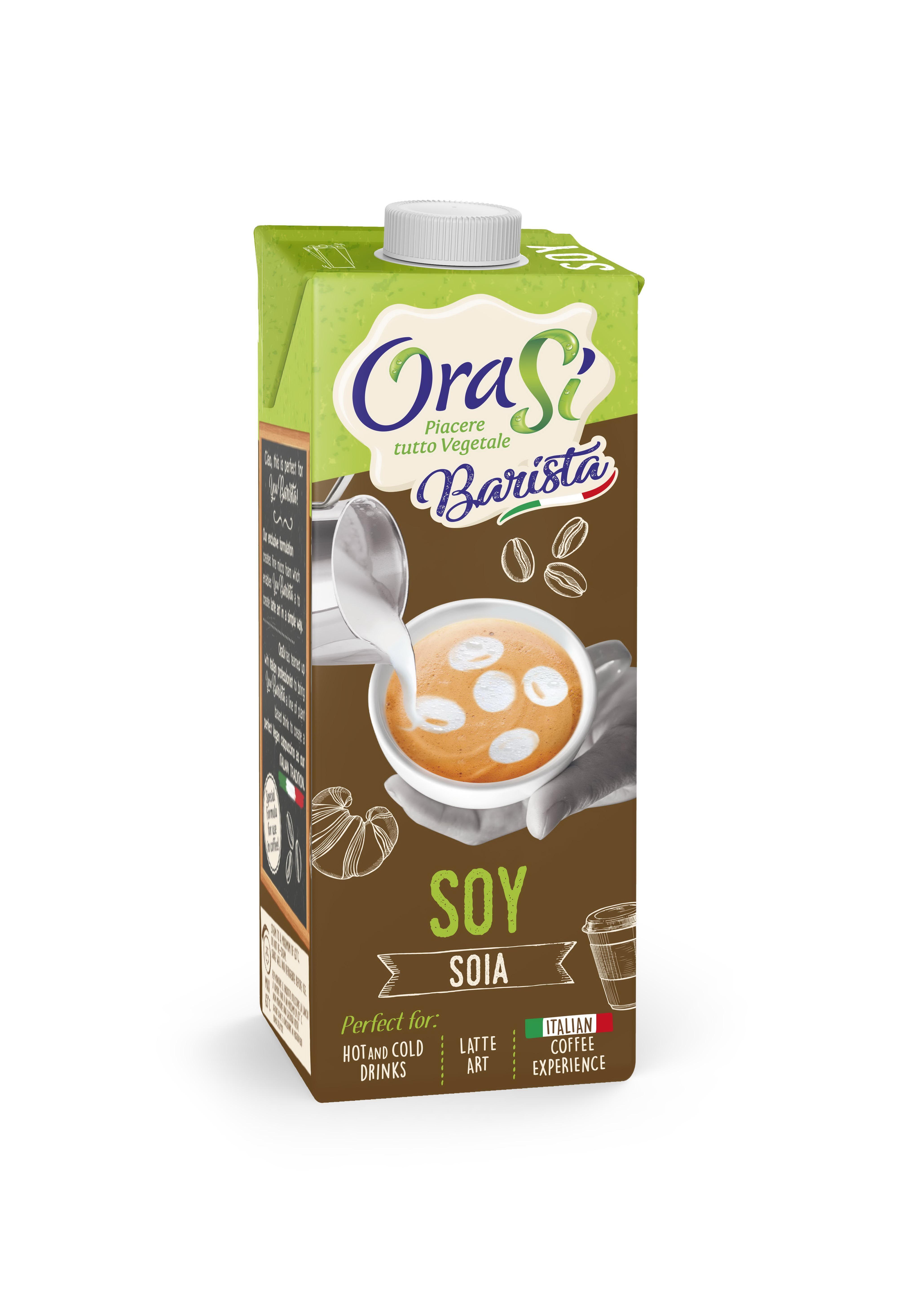 Напиток соевый OraSi Barista Soy, 1 л., тетра-пак
